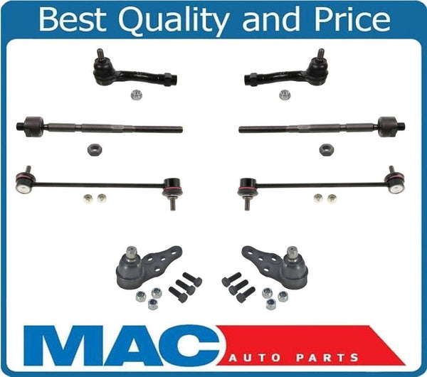 04-08 Forenza 05-08 Reno Inn & Out Tie Rod Ends Ball Joints Sway Bar Links 8Pc