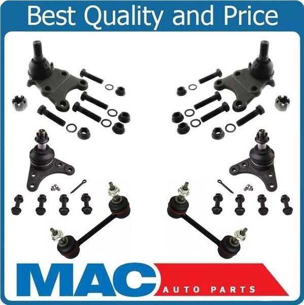 04-12 Colorado Coil Springs 4x2 Upper & Lower Ball Joints Sway Bar Links 6Pc Kit