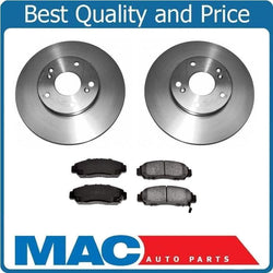 Front Brake Rotors Pads for Honda Accord 3.0L 2003-2007 Automatic Transmission