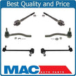 Inner & Outer Tie Rods Sway Bar Links 6 Pcs Fits For 09-14 Nissan Murano