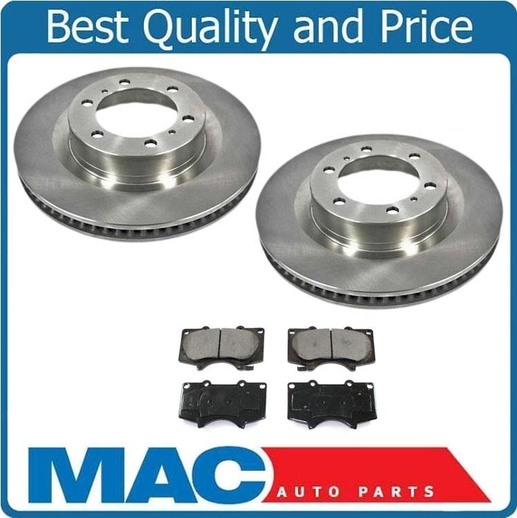 FRT Brake Rotors & Ceramic Pads Fits 10-15 GX460 10-16 4 Runner 31554 CD976