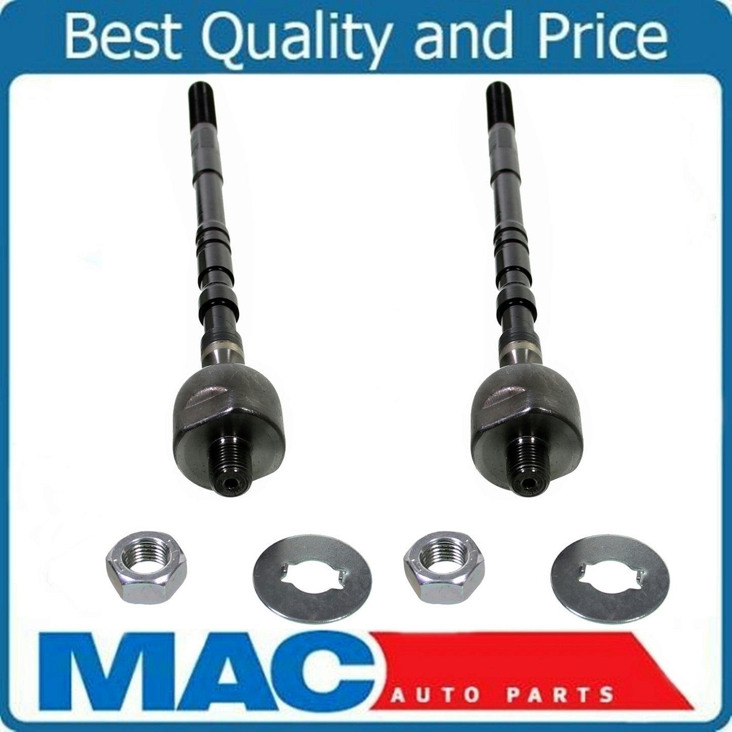 2 Inner Suspension Steering Tie Rod End Set fits for 2002-2004 Subaru Impreza