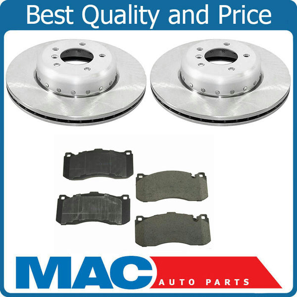 Performance High Carbon Front Brake Disc Rotors Brake Pads for 08-13 BMW 135i