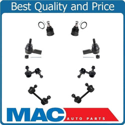 Fits ELEMENT 03-11 Front Lower Ball Joints Sway Bar Links & Outer Tie Rods 8Pc