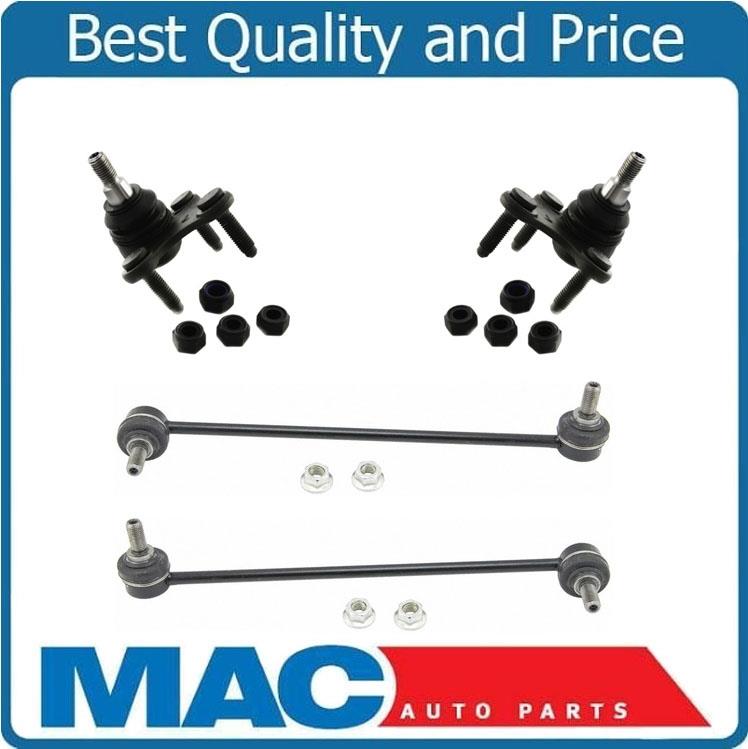 Se adapta a 07-15 VW Eos 05-15 Jetta rótulas delanteras inferiores y eslabones de barra estabilizadora, kit de 4 piezas