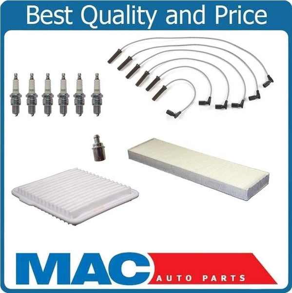 Fits For 05-09 Equinox Plug Wire Set Air Cabin Filter PCV NGK Plugs 10Pc Kit