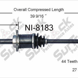 CV Axle Shaft-New Front R NI-8183 fits 02-06 Altima P/S With Manual Transmission