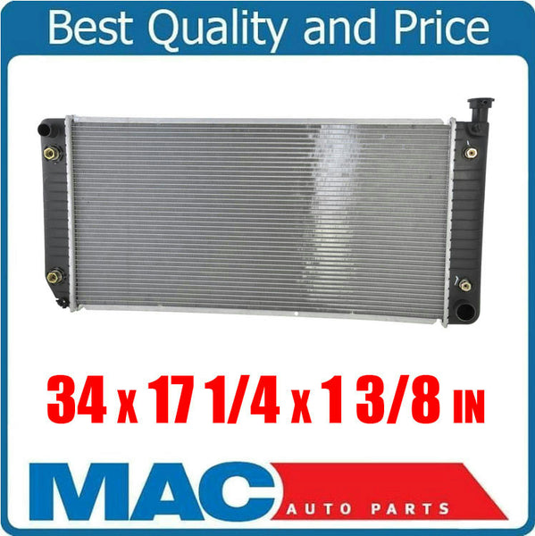 Radiador de servicio pesado Escalade 5.7L 1999-2000 con enfriador de motor y transmisión 