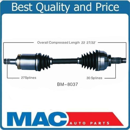 Brand New SurTrack BM-8037 CV Axle Shaft - New, Front Left 325xi 330xi