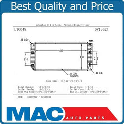 Radiator 624 Fits 88-93 Chevrolet 1500 Pick Up 5.7 With Oil Transmission Cooler