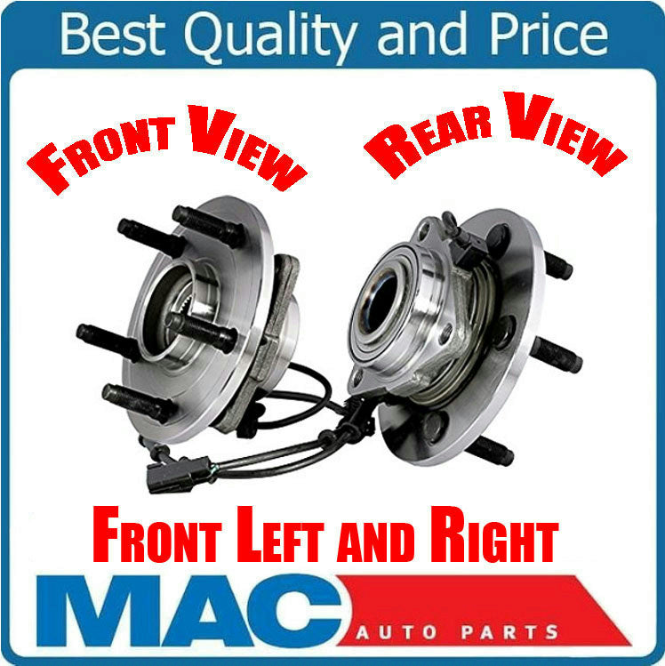 2 FRONT WHEEL BEARING HUB ASSEMBLY Fits 02-05 Ram 1500 4x4 W Wheel ABS Brakes