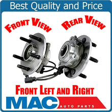 2 FRONT WHEEL BEARING HUB ASSEMBLY Fits 02-05 Ram 1500 4x4 W Wheel ABS Brakes