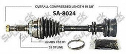 Fits Front 94-98 900 99-02 9-3 SA8024 CV Axle Assembly Without Inboard Housing
