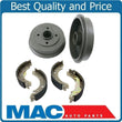 fits For 1992-1996 Elantra Without ABS (2) Rear Brake Drums & Brake Shoes