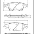 Disc Brake Pad-Ceramic Pads Brake CD1287 Fits 07-08 G35 With Sport Package Front