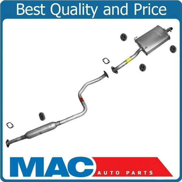 Muffler Exhaust Pipe System Fits 01-05 Accent 1.6L & 00-02 Accent 1.5L