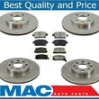 Fits 2000-2005 Toyota MR2 Spyder Front & Rear Brake Disc Rotor Rotors & Pads