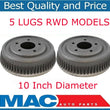 Rear Brake Drums For Chevrolet C1500 Tahoe GMC Yukon 2WD 5 Lug