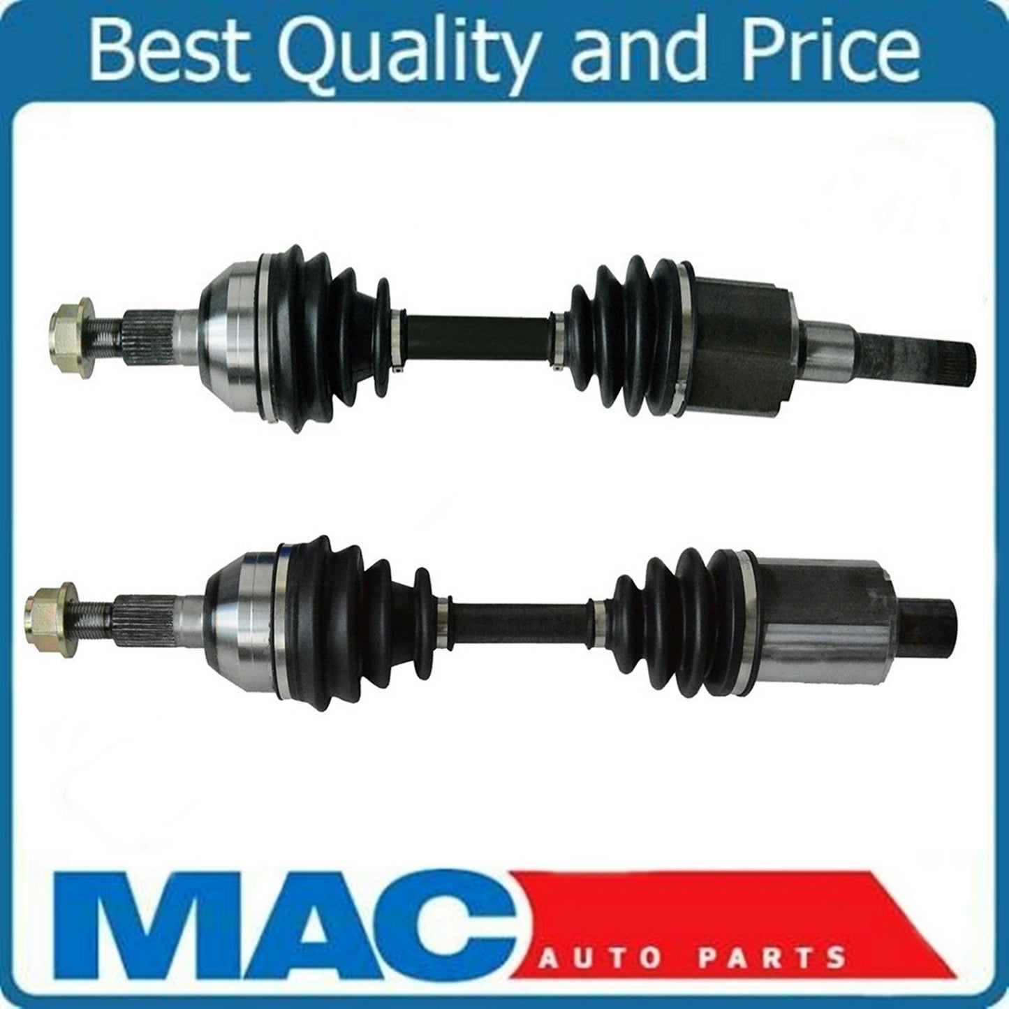 PAIR Front CV Axle Shaft Assembly Set for 08-12 Malibu Pontiac G6 Saturn Aura