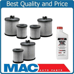 03-07 F250 Super-Duty 6.0L Diesel Water Separator Fuel Filter 3Pk With Additive