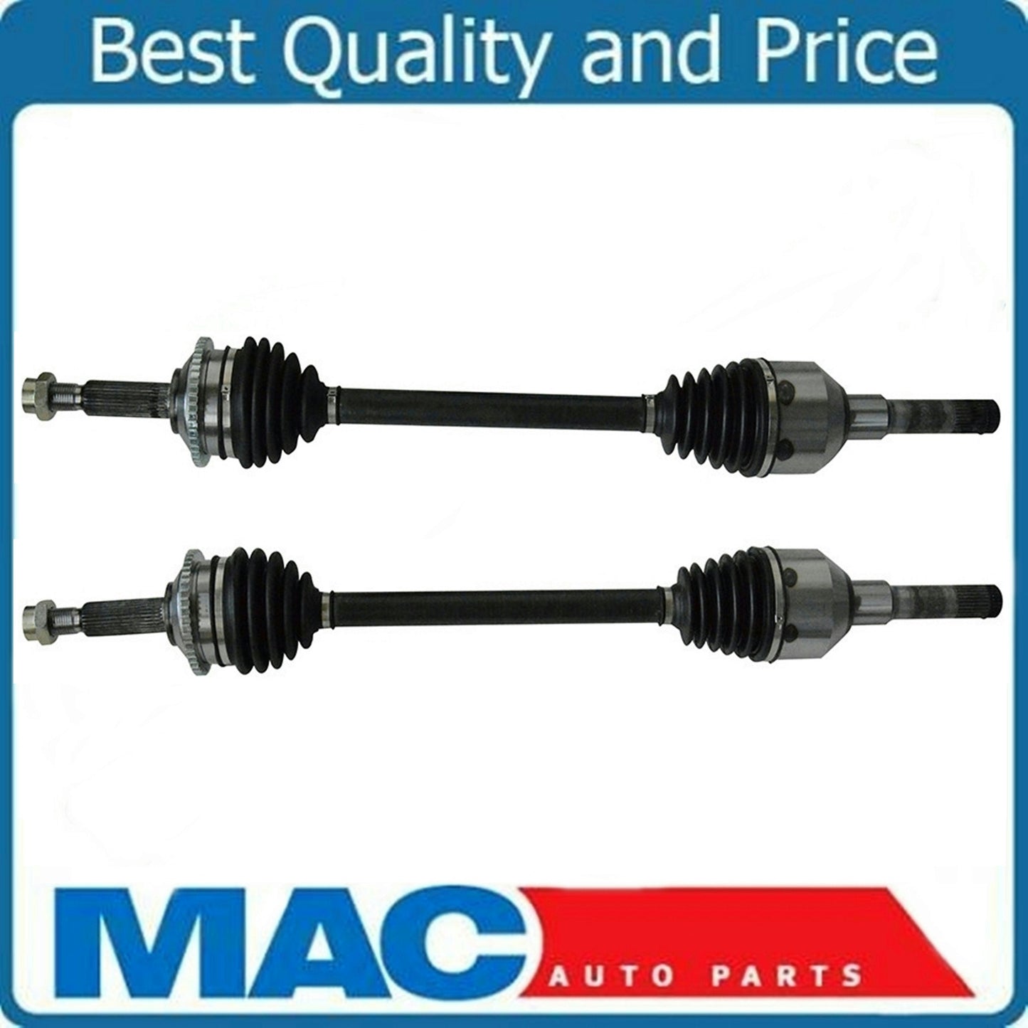 PAIR Rear CV Axle Shaft Assembly Left and Right Set for 2000-2002 Lincoln LS