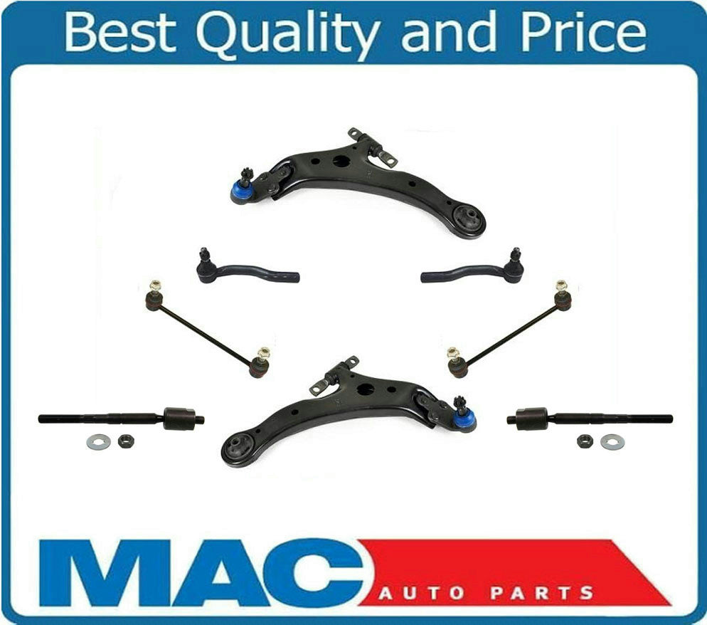 Front Tie Rods Lower Control Arms W Ball Joint For Toyota Camry 07-11 HYBRID
