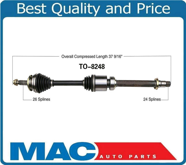 Front Passenger Side CV Shaft Axle TO-8248 Scion XB 08-13