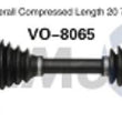 CV Axle New Front Left VO-8065 For 07-13 C30 06-10 C70 WITH MANUAL TRANSMISSION