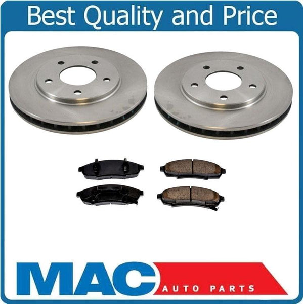 1988-1993 Cutlass Grand Prix front Brake Disc Rotors & Ceramic Front Pads Pads