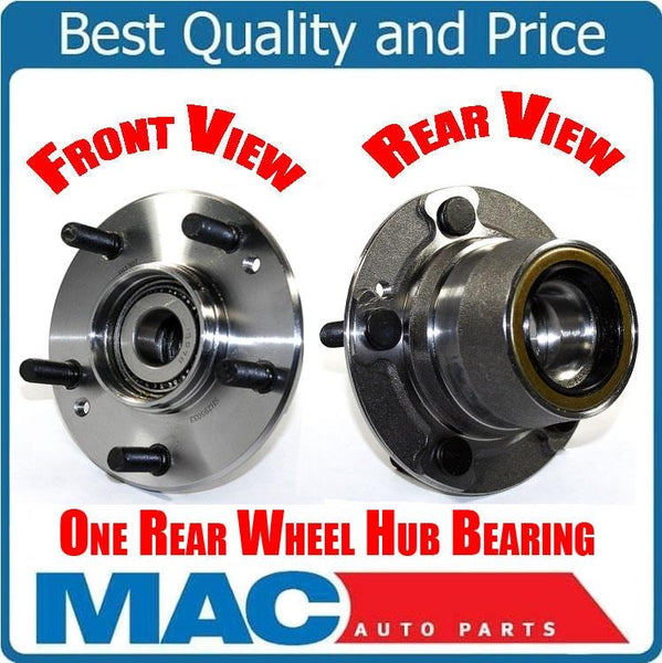 One 100% New Wheel Bearing and Hub for Kia Sedona Rear Without ABS Brakes 02-05