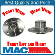 (2) REAR WHEEL BEARING AND HUB Fits 2000-2006 Sentra WITHOUT ABS