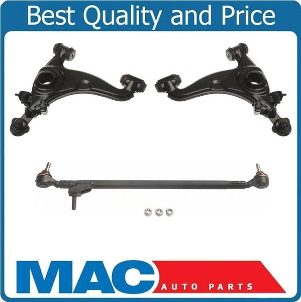 For 84-93 Mercedes 190D 190E Control Arms Ball Joints Bushings Center Link 3pc