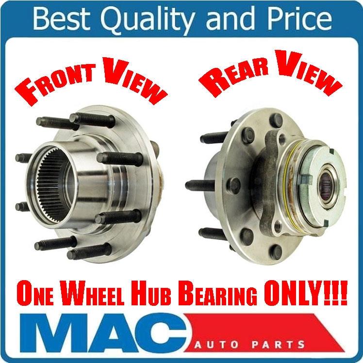 99-04 F250 F350 SRW 4X4 Wheel Super Duty (2) Frt Wheel Hub Bearing With Rear ABS