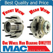 99-04 F250 F350 SRW 4X4 Wheel Super Duty (2) Frt Wheel Hub Bearing With Rear ABS