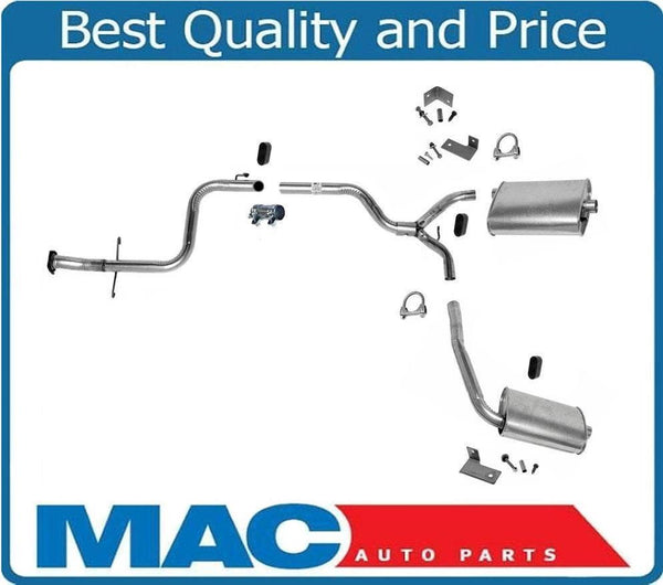 1990-1993 Grand Prix 3.1L Tubo de escape doble Sistema de silenciador Abrazaderas Perchas 3.1L