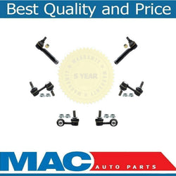 (6)PC Kit Fits Tribeca 08-14 Front And Rear Sway Bar Links & Tie Rods