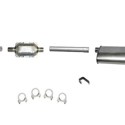 For 1985-1986 Jeep CJ7 4.2L Converter W/O Air Tap Muffler Exhaust System