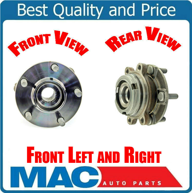 (2) Front Wheel Bearing Assembly PT513295 Without ABS Brakes