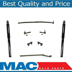 03-08 Dodge Ram Pick Up 2500 3500 4x4 Drag Link Tie Rod Rods Steering Shocks 9Pc