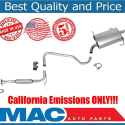 Tubo de Extensión con Silenciador para Nissan Altima 98-2000 con Emisiones California