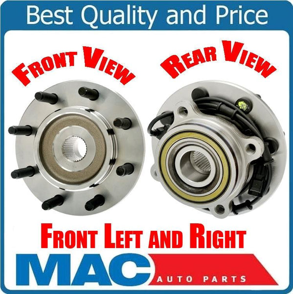 03-05 Ram 2500 3500 4X4 ABS (2) Front Hub Wheel Bearing 100% Torque Tested New