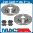 For 2016 Mazda 6 2.5L REAR Brake Disc Rotors & Ceramic Brake Pads