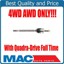 99-04 Cherokee Grand D/S CV Drive Axle Shaf Quadra Trac FT Vari-Lok Quadra Trac