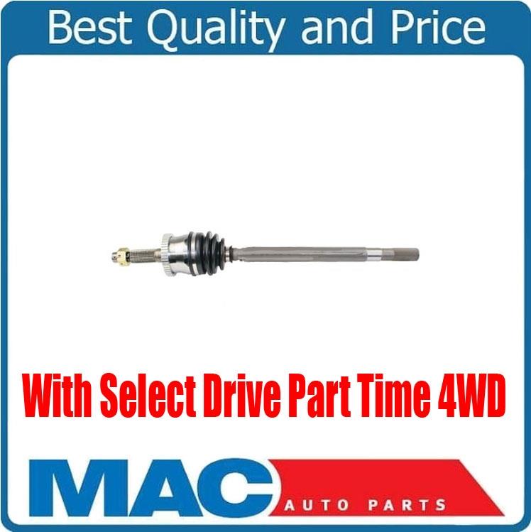 74013 CV Axle Shaft Driver Side 99-04 Grand Cherokee With Select Drive Part Time