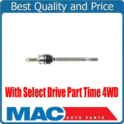 74013 CV Axle Shaft Driver Side 99-04 Grand Cherokee With Select Drive Part Time