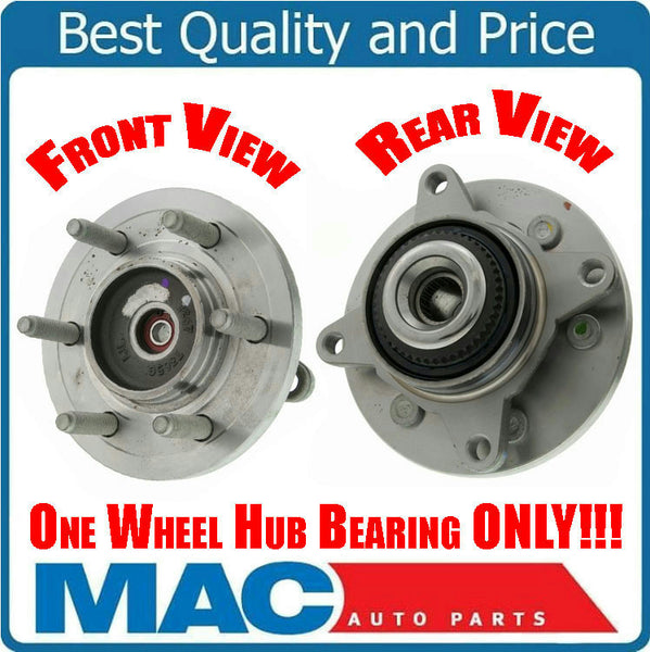 (1) FT WHEEL BEARING & HUB ASSEMBLY Fits 07-10 Expedition 4x4 New 8 Year Warr