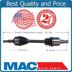 NEW CV Axle Shaft - New, Front Left Fits Commander & Grand Cherokee W/LSD