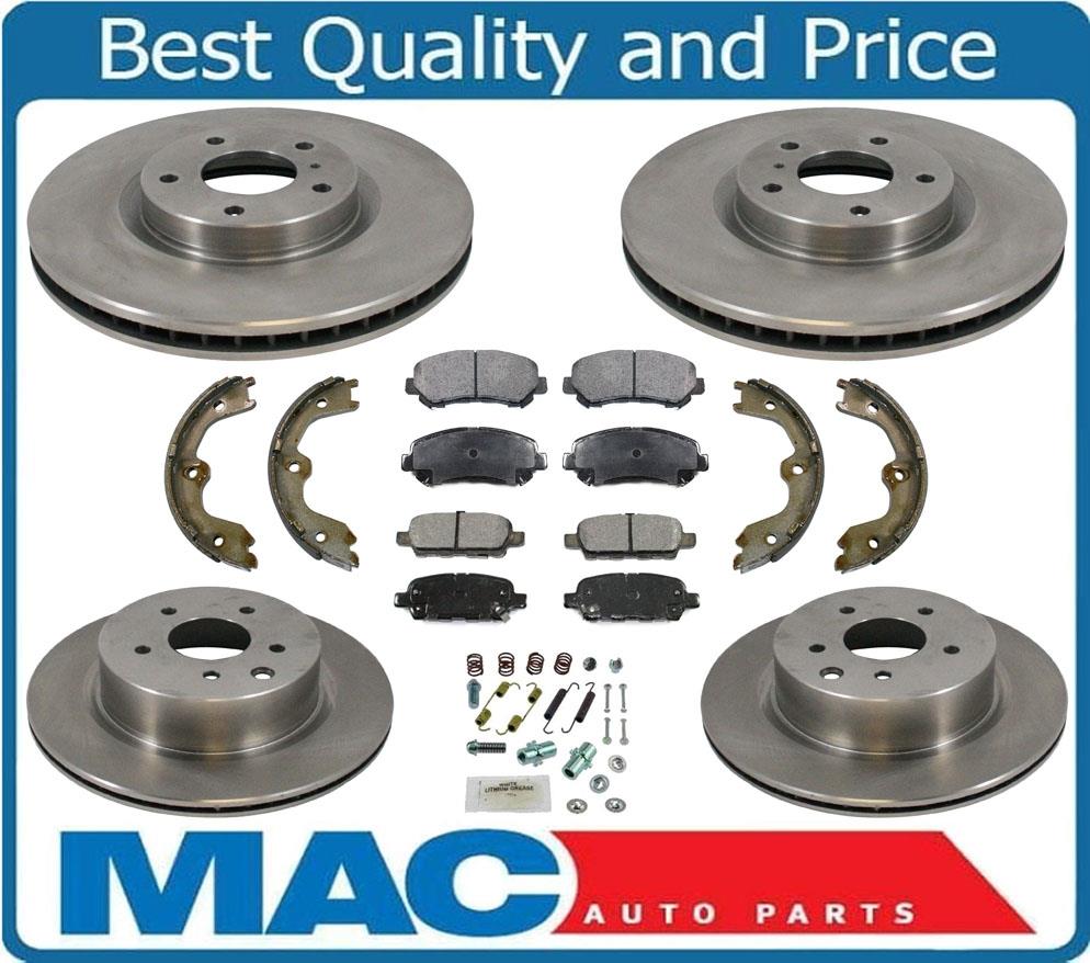 Front & Rear Brake Disc Rotors & Ceramic Pads for Nissan Maxima 2009-2018 8 Pcs