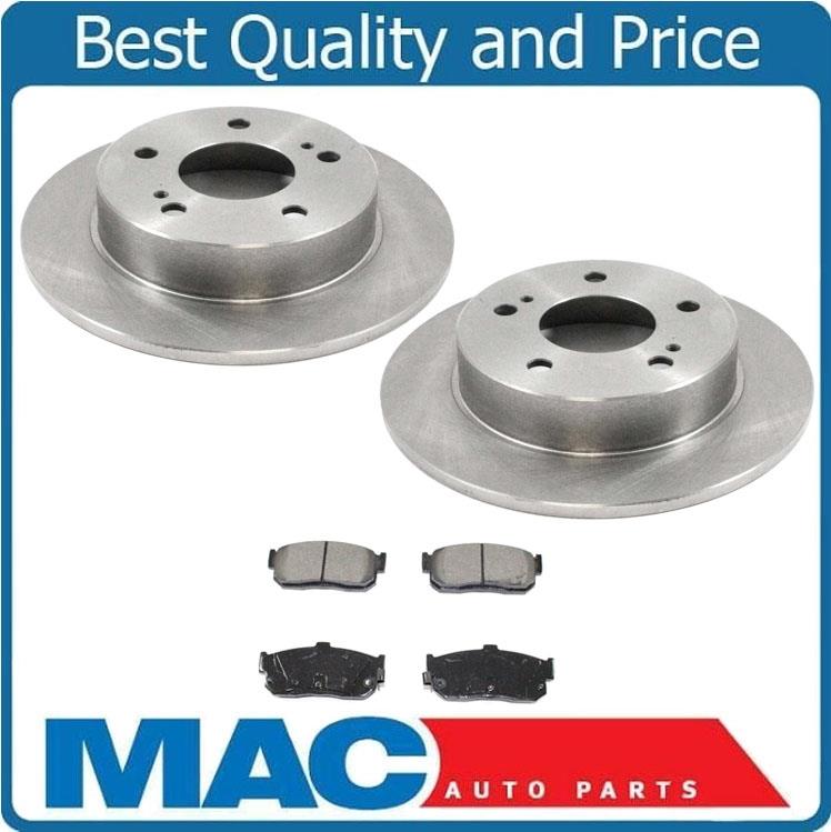 1991-1993 Maxima Rear Left and Right Brake Disc Brake Rotors & Brake Pads