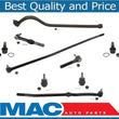 02/07/94-97 Ram 1500 4x4 Steering Track Bar Tie Rod Ends, Ball Joints, Drag 9pc